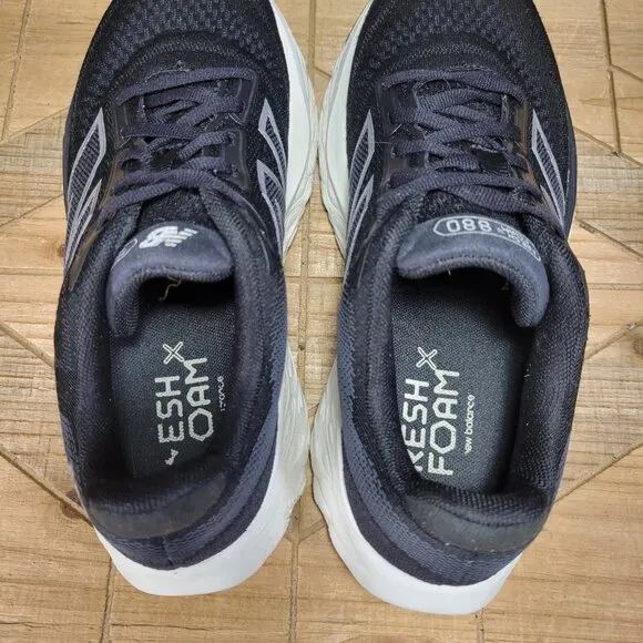 🔥 WIDE New Balance Fresh Foam X 880v14 Shoes Womens 7.5D Black Sea Salt Jogging