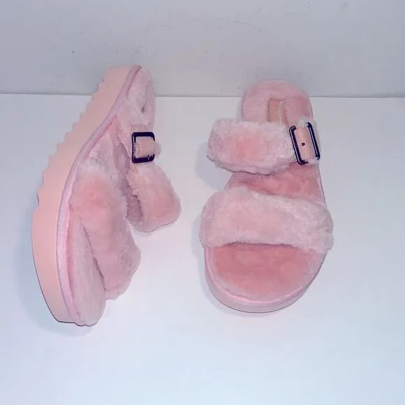 2 pairs of New UGG Koolaburra furry sandals bundle