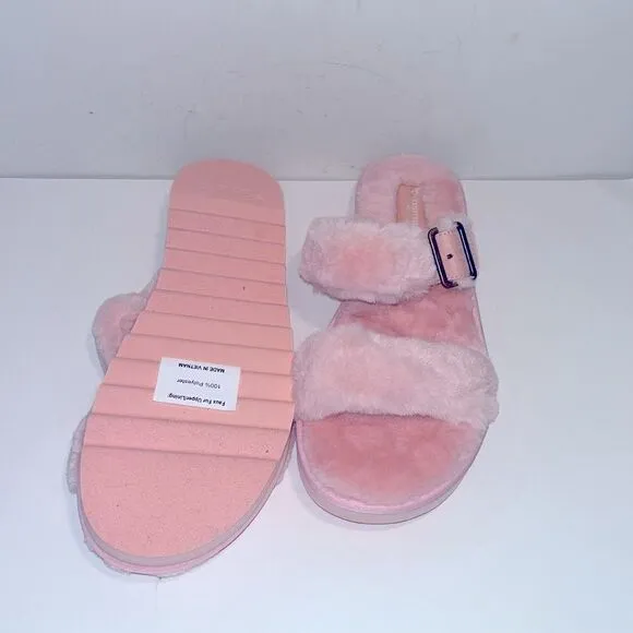 2 pairs of New UGG Koolaburra furry sandals bundle