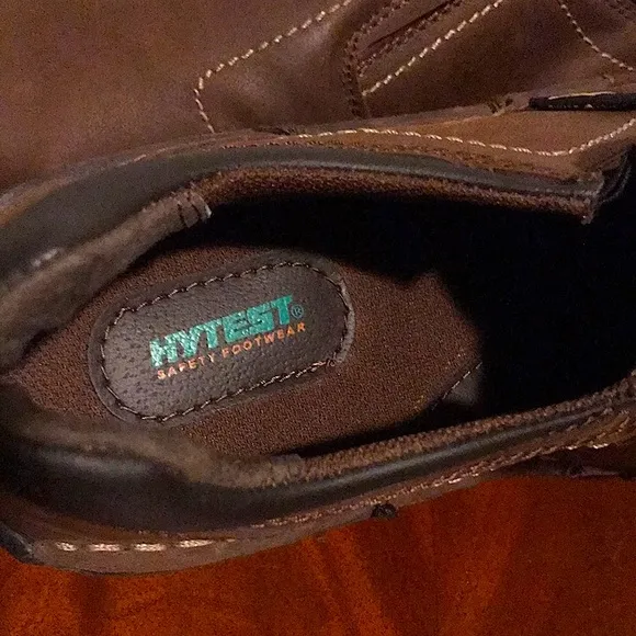 🍁🥳2X HP! HYTEST Steel Toe Leather Safety Footwear