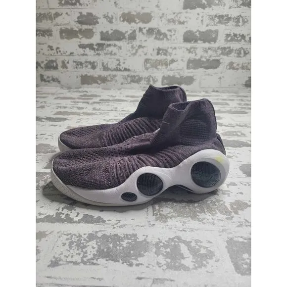 3580 Nike Flight Bonafide‎ GS 'Plum' Kids Size 7 Shoes - Good Condition