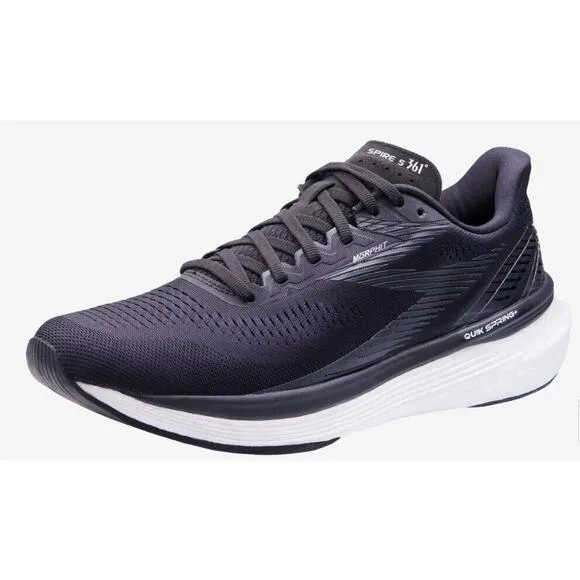 361 Mens Spire 5 SE Size 13 Sneakers Black Premium Trainer Running Shoes New