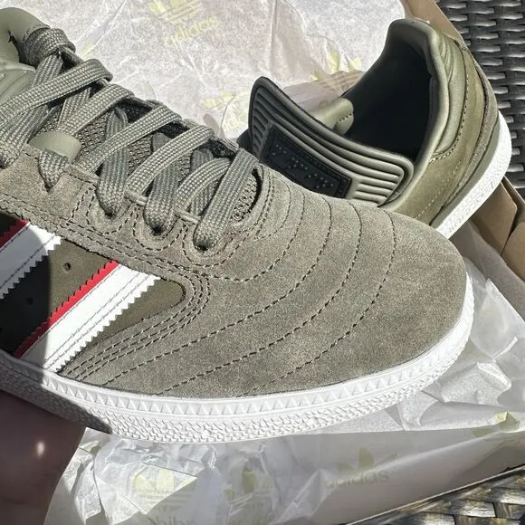 Adidas Busenitz x Dan Mancina Olive Strata Red Men's Shoes ID3370