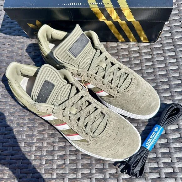 Adidas Busenitz x Dan Mancina Olive Strata Red Men's Shoes ID3370