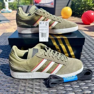Adidas Busenitz x Dan Mancina Olive Strata Red Men's Shoes ID3370