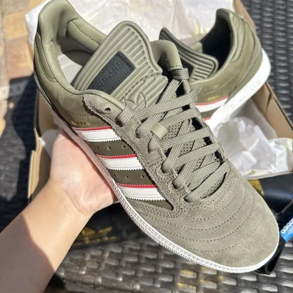 Adidas Busenitz x Dan Mancina Olive Strata Red Men's Shoes ID3370