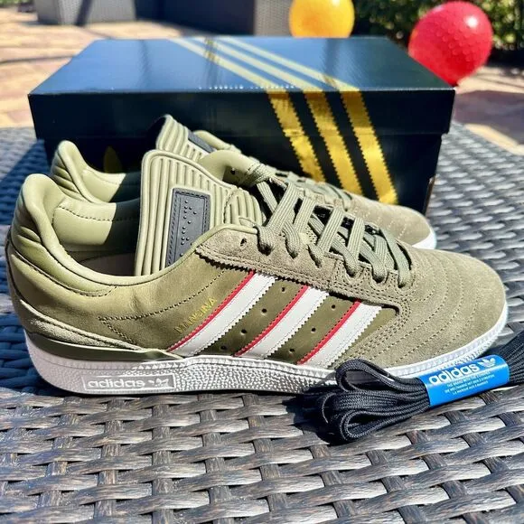 Adidas Busenitz x Dan Mancina Olive Strata Red Men's Shoes ID3370