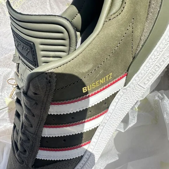 Adidas Busenitz x Dan Mancina Olive Strata Red Men's Shoes ID3370