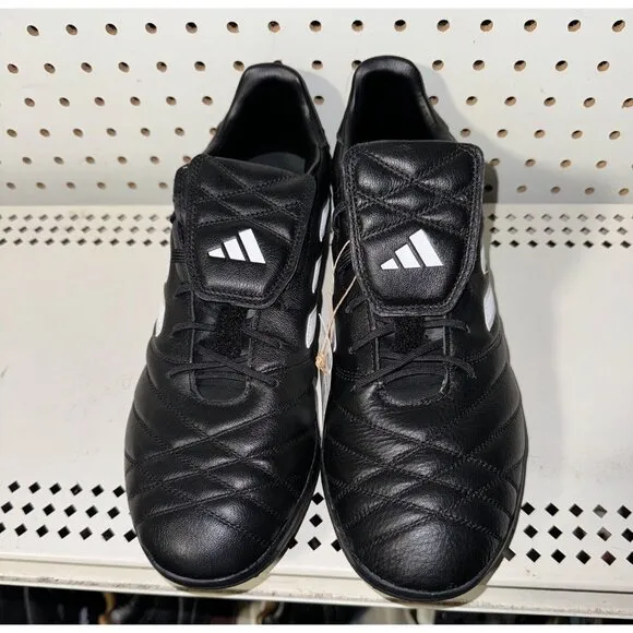 Adidas Copa Gloro TF Mens Leather Indoor Soccer Turf Shoes Size 12 Black White