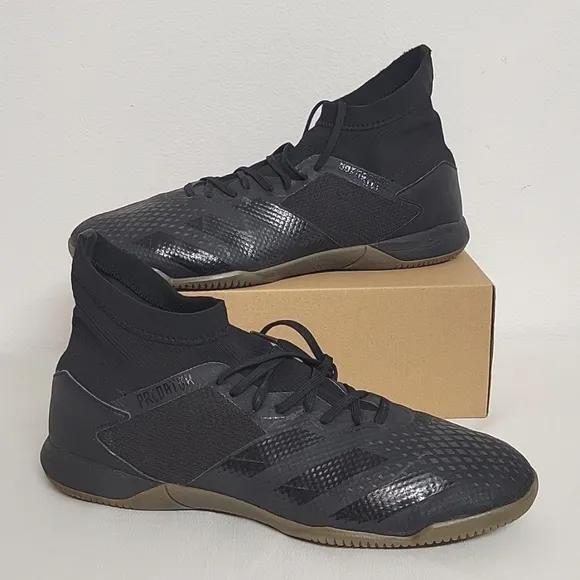 Adidas Demonscale PREDATOR SHOES 20.3 INDOOR  Black Athletic Shoes, Sz 12