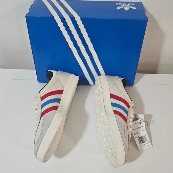 Adidas Gazelle Indoor Shoes (Chalk White/BetterSca/CBlack) Men's Size 11-IE9091