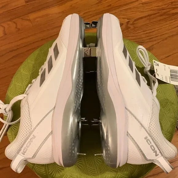 Adidas Icon 7 Metal Clear Baseball Shoes SIZE 8