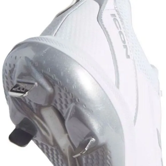 Adidas Icon 7 Metal Clear Baseball Shoes SIZE 8