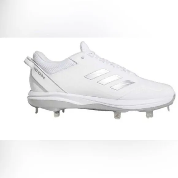 Adidas Icon 7 Metal Clear Baseball Shoes SIZE 8