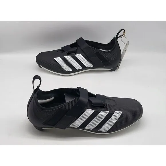Adidas Indoor Cycling Shoes GX6544 Size 5 Mens Black &amp; White Straps