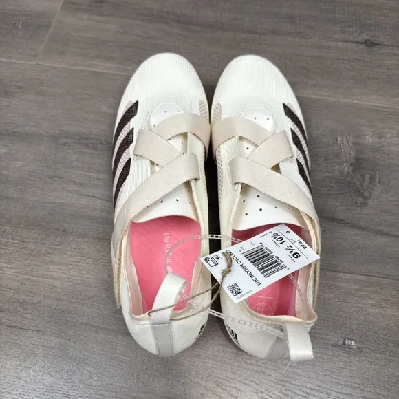 Adidas Indoor Cycling Shoes Men's 9.5 Women's 10.5 Beige Pink