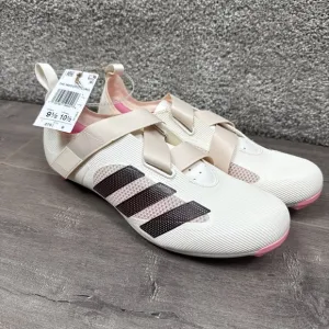 Adidas Indoor Cycling Shoes Men's 9.5 Women's 10.5 Beige Pink