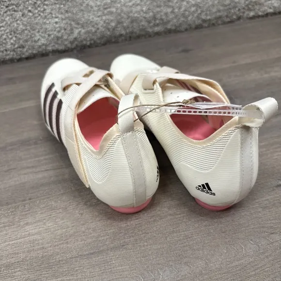 Adidas Indoor Cycling Shoes Men's 9.5 Women's 10.5 Beige Pink