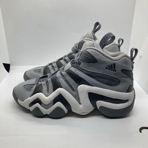 Adidas Kobe Crazy 8 Black Lead Mens size 6 Gray Sneakers Shoes