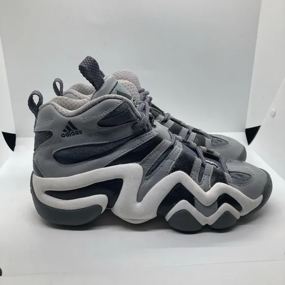 Adidas Kobe Crazy 8 Black Lead Mens size 6 Gray Sneakers Shoes