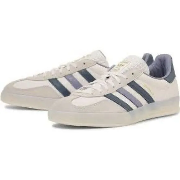 Adidas Men's Off-White Navy Gazelle Indoor Shoes Size 7 NWOT