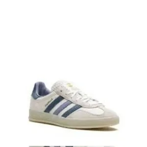 Adidas Men's Off-White Navy Gazelle Indoor Shoes Size 7 NWOT