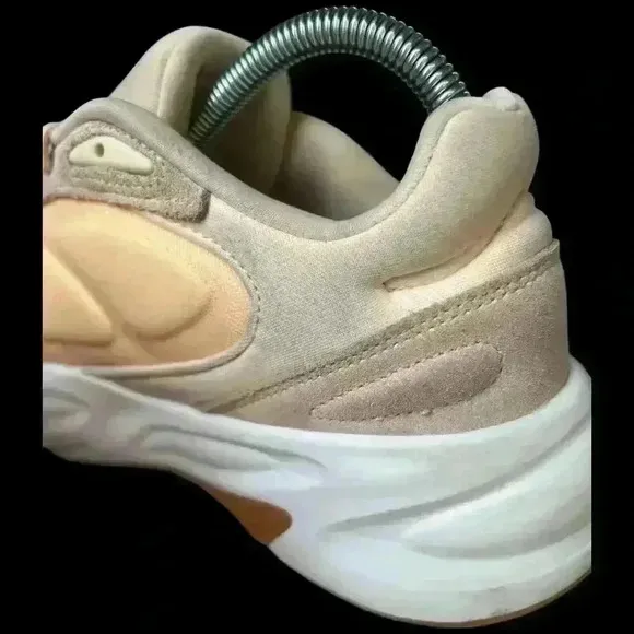 Adidas Ozelle Cloudfoam Orange White Womens US 8.5 GX4693 Running Sneakers Shoe