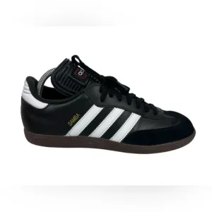 Adidas Samba Sambas Black White Indoor Soccer Shoes Sneakers Mens Size US 7.5