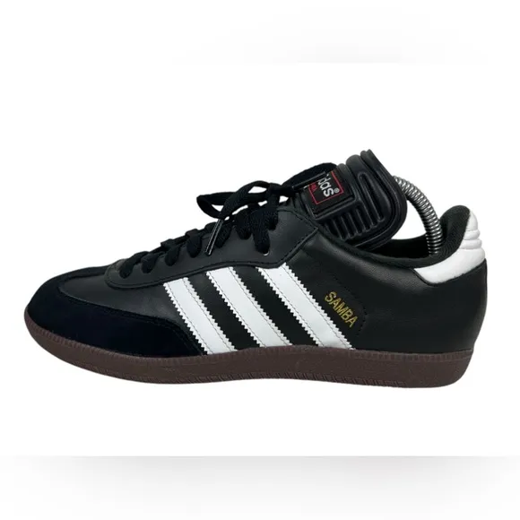 Adidas Samba Sambas Black White Indoor Soccer Shoes Sneakers Mens Size US 7.5