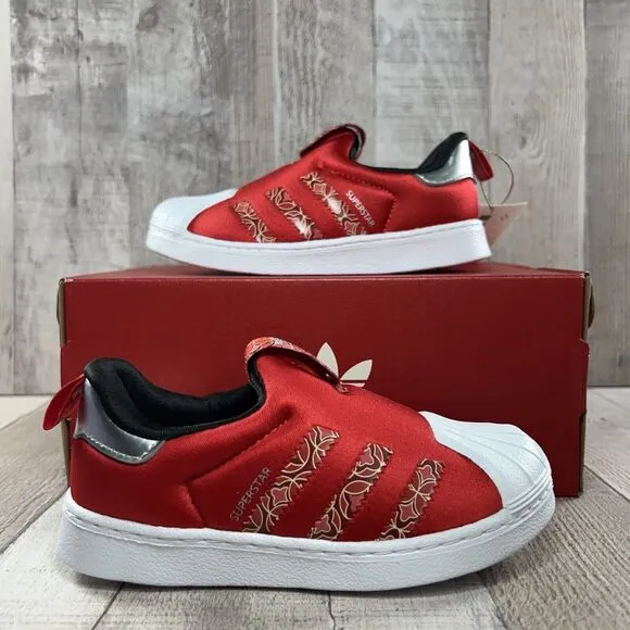 Adidas Superstar 360 Toddler Kid Girl Sneakers Shoes Chinese New Year Red Size 8