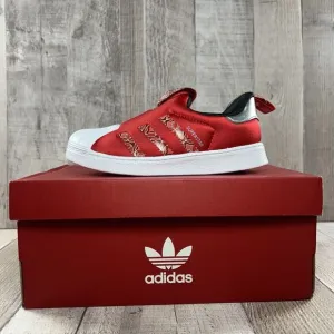 Adidas Superstar 360 Toddler Kid Girl Sneakers Shoes Chinese New Year Red Size 8
