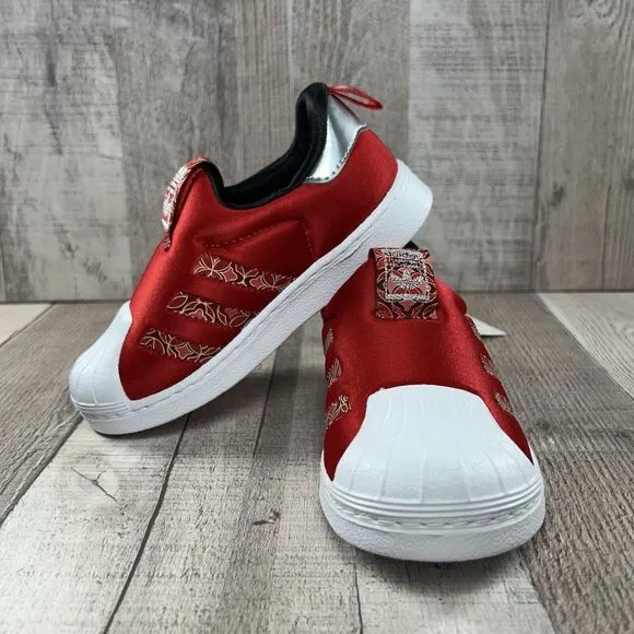 Adidas Superstar 360 Toddler Kid Girl Sneakers Shoes Chinese New Year Red Size 8