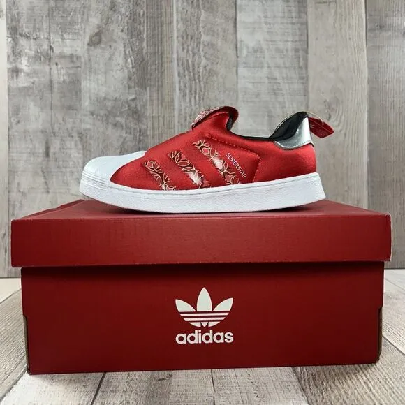 Adidas Superstar 360 Toddler Kid Girl Sneakers Shoes Chinese New Year Red Size 8