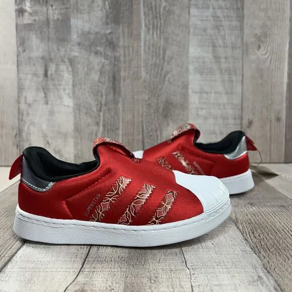 Adidas Superstar 360 Toddler Kid Girl Sneakers Shoes Chinese New Year Red Size 8