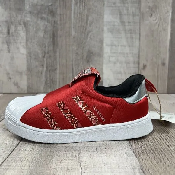Adidas Superstar 360 Toddler Kid Girl Sneakers Shoes Chinese New Year Red Size 8