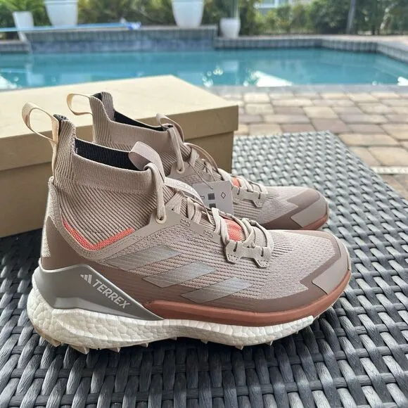 Adidas Terrex Free Hiker 2 Wonder Taupe Women's Athletic Shoes HP7497 Size 10