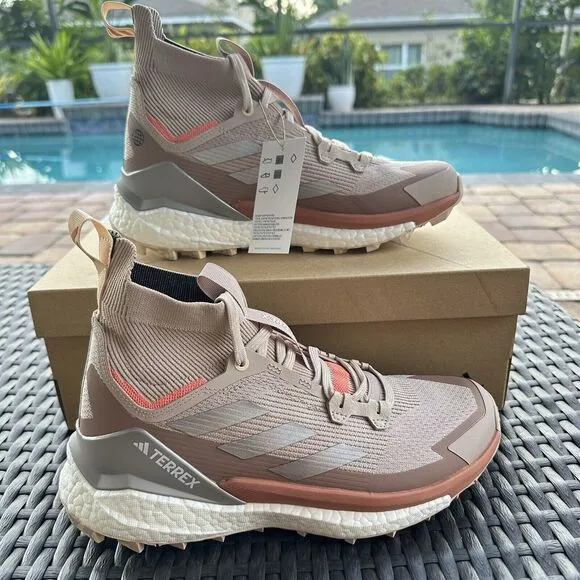 Adidas Terrex Free Hiker 2 Wonder Taupe Women's Athletic Shoes HP7497 Size 10