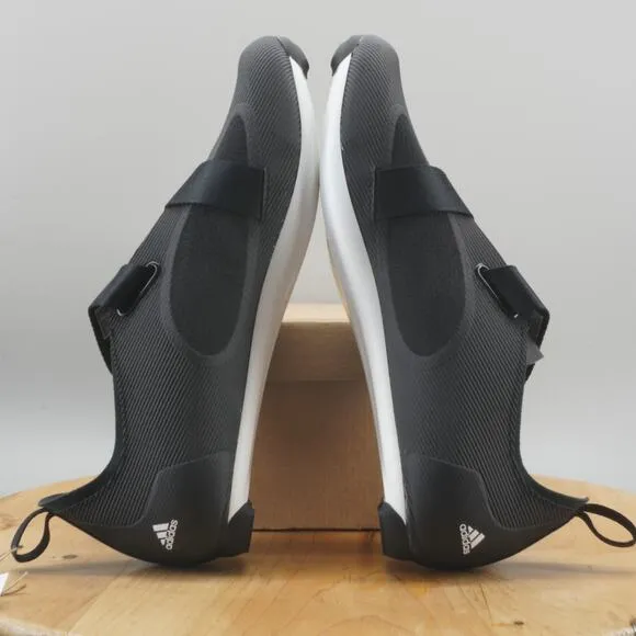Adidas The Indoor Cycling Mens Size 10.5 Shoes Black White 3-Bolt NEW