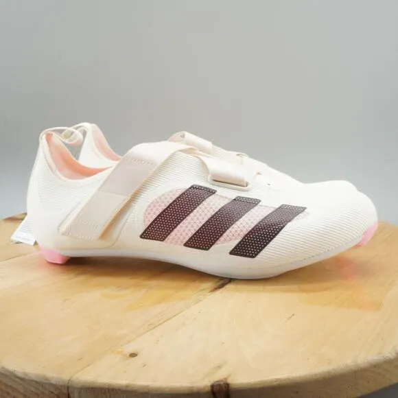 Adidas The Indoor Cycling Mens Size 10.5 Shoes Off White Shadow Maroon 3-Bolt