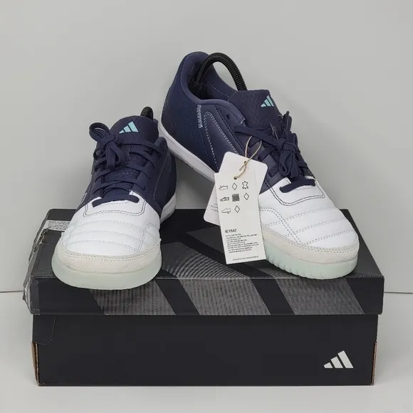 Adidas Top Sala Competition Indoor Soccer Shoes IE1547 Men Sz 12 Navy White New