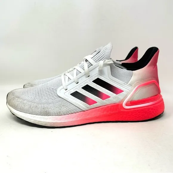 Adidas Ultraboost 20 ‘Pink Gradient White’ Sneaker Shoe Pink White Mens 11.5