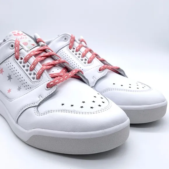 Adidas White Gray SlamCourt Original Sneakers