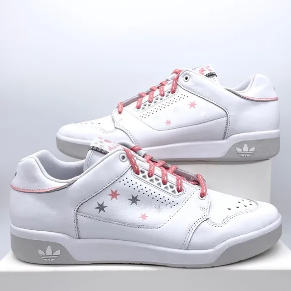 Adidas White Gray SlamCourt Original Sneakers