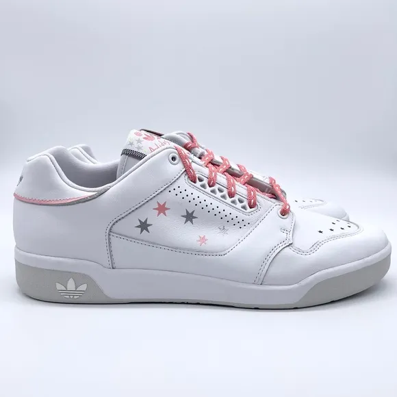 Adidas White Gray SlamCourt Original Sneakers