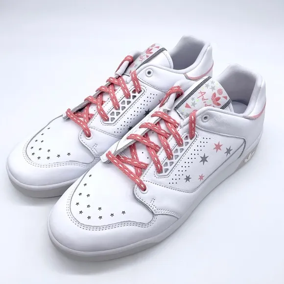 Adidas White Gray SlamCourt Original Sneakers