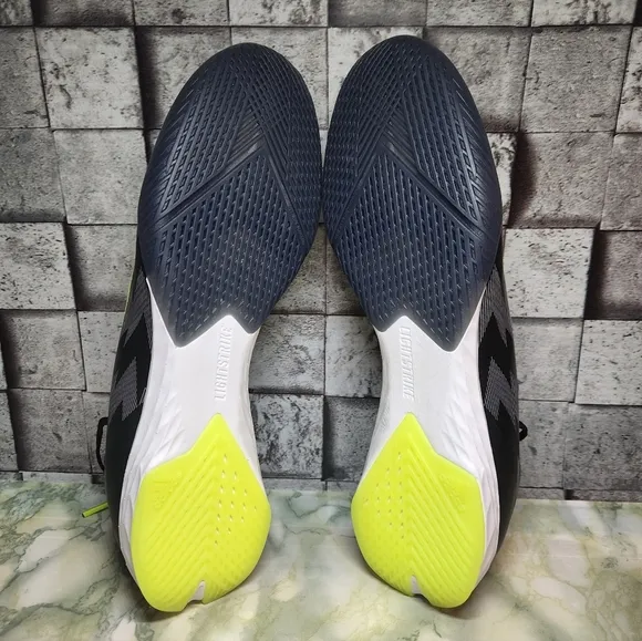 Adidas X Crazyfast Injection 1 Indoor Soccer Shoes Size 10 Black Yellow
