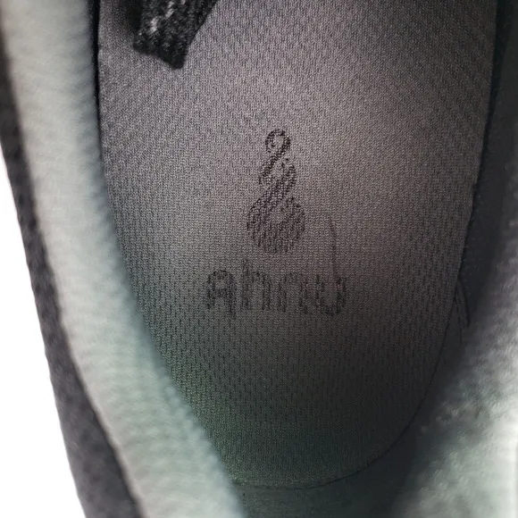 Ahnu Balboa Mens Size 8 Black Leather Lace Up Outdoor Hiking Sneaker Shoes