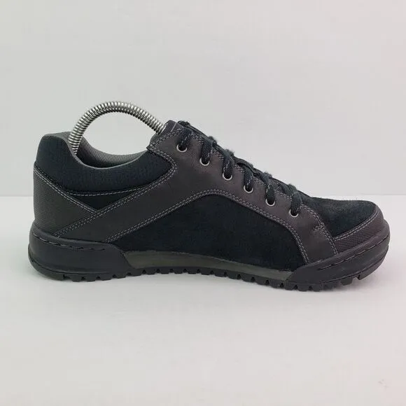Ahnu Balboa Mens Size 8 Black Leather Lace Up Outdoor Hiking Sneaker Shoes