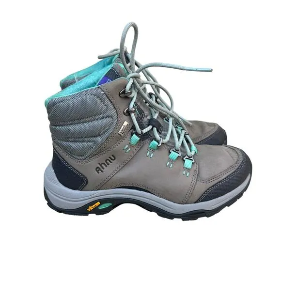 AHNU By Teva Montara III Event Mid Hiking Boots Vibram Suede Size 5