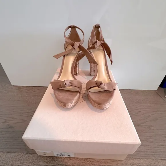 Alexandre Birman Mabela suede with cork sandals
